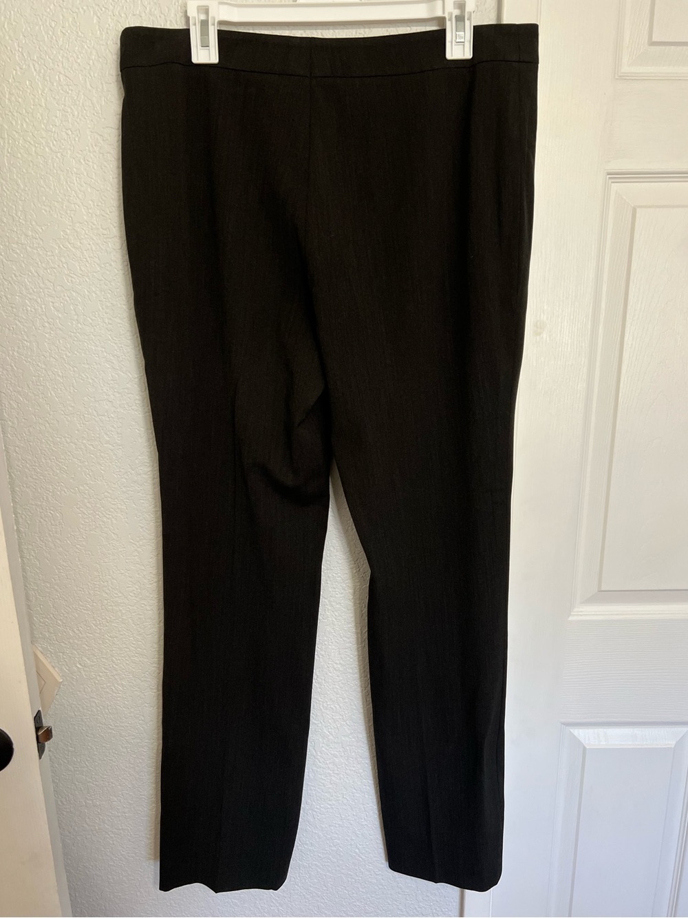 Akris Classic Charcoal Straight-Leg Dress Pants